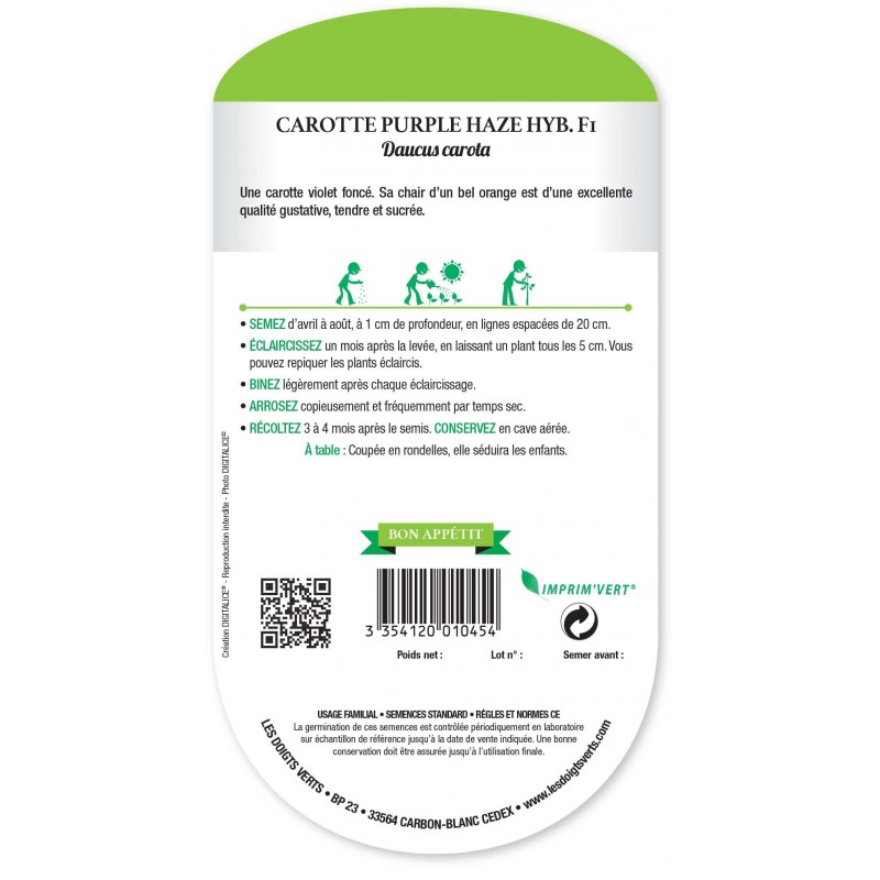 CAROTTE PURPLE HAZE CAT 4