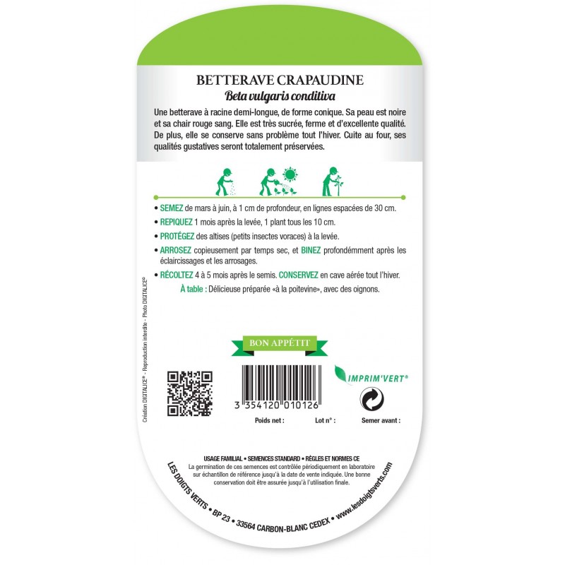 BETTERAVE CRAPAUDINE CAT2