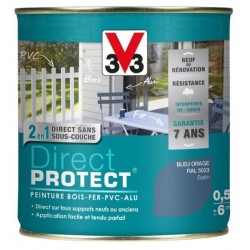 PEINTURE MULTI-MATERIAUX DIRECT PROTECT BLEU ORAGE SATIN 0.5L