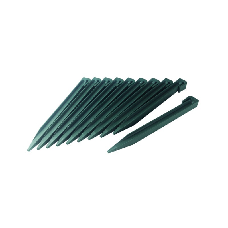 Lot De 10 Piquets D'ancrage Au Sol De 32 Cm, Clous De Tente Avec Pointe Ciseau A Lextremite Ideal Pour Securiser Les Clotures Tentes Auvents Abris De Jardin Trampoline 82383778