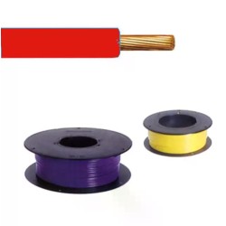 CABLE 1.5MM ROUGE 10M