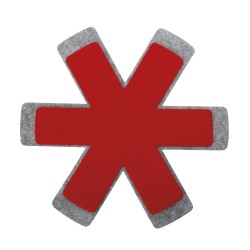 LOT DE 2 FEUTRINES ROUGE ET...