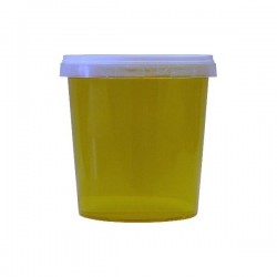 POTS MIEL PLASTIQUE NEUTRE TRANSPARENT 1KG X10