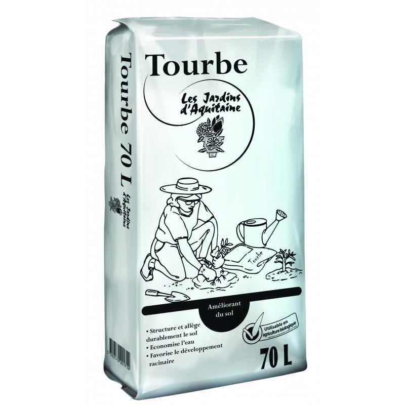 TOURBE BLONDE 70L - LES JARDINS D'AQUITAINE