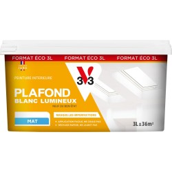 PLAFOND BLANC LUMINEUX MAT...