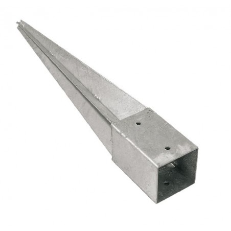 PIED DE POTEAU JARDIN GALVA 7X7CM A ENFONCER PIED DE POTEAU JARDIN GALVA 7X7CM A ENFONCER