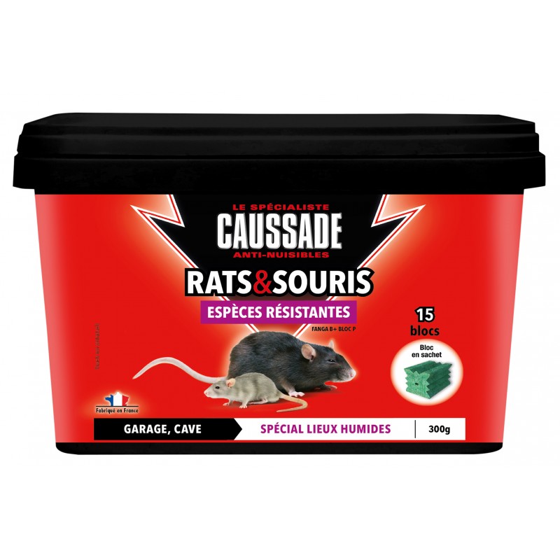 SEAU 300G RATICIDE & SOURICIDE ESPECES RESISTANTES