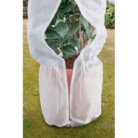 Housse d'hivernage HIVERZIP XL pour grandes plantes - 3 x 1 x 2,10 m -  Blanc - Soin du jardin - Achat & prix