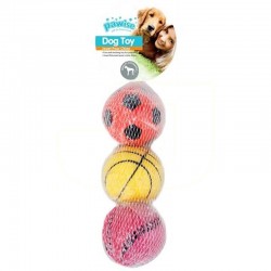 SET 3 BALLES POUR CHIEN