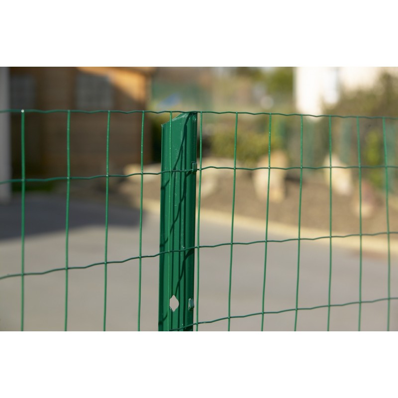 Grillage rouleau soudé Axial vert, Maille 100x75mm - HT 1m50 - Longueur 25m