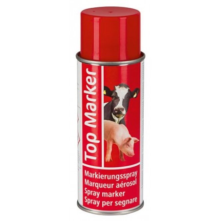 BOMBE SPRAY DE MARQUAGE ROUGE 500ML