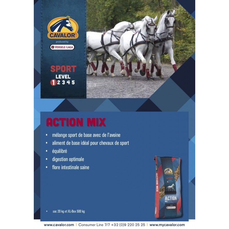 ALIMENT CHEVAL ACTION MIX 20KG