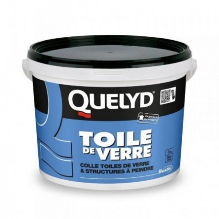 Colle pour toiles et fibres de verre - Action immédiate - 1 Kg - QUELYD