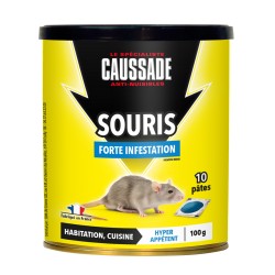 Pâte raticide canadien Forte infestation Caussade 400g