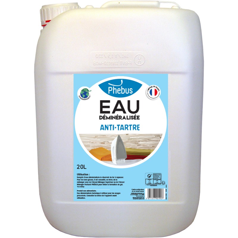 EAU DÉMINÉRALISÉE 20L - PHEBUS