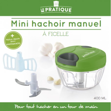Pack 2 Porte Herbes Pour Les Garder au Frais + Manual Hachoir Multifonction  - imychic