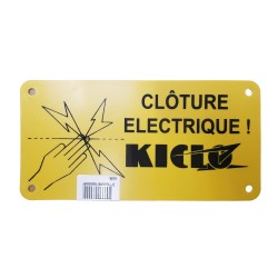PLAQUE SIGNALETIQUE CLOTURE...