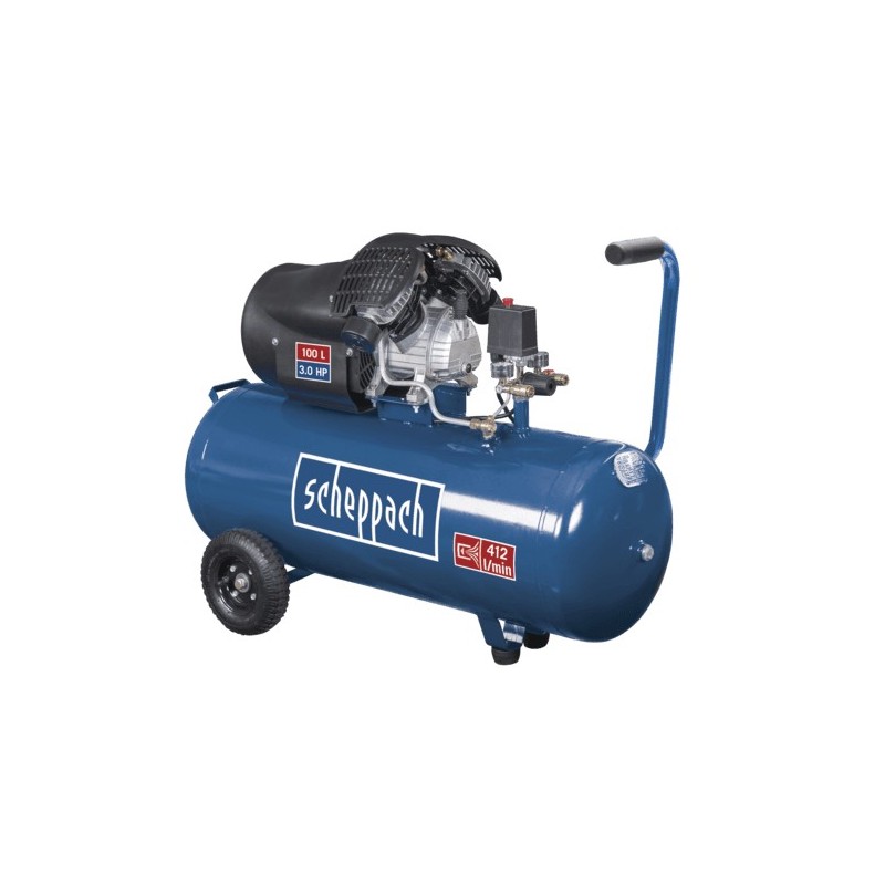 COMPRESSEUR PRO 3CV 8 BARS 100L ROUES GONFLABLES COMPRESSEUR PRO 3CV 8 BARS 100L ROUES GONFLABLES