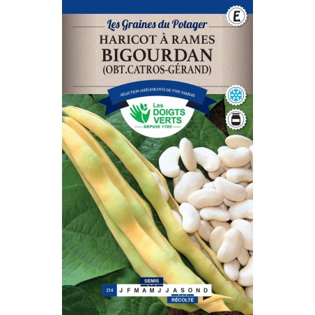 HARICOT RAME BIGOURDAN 250G TARBAIS catE HARICOT RAME BIGOURDAN 250G TARBAIS catE
