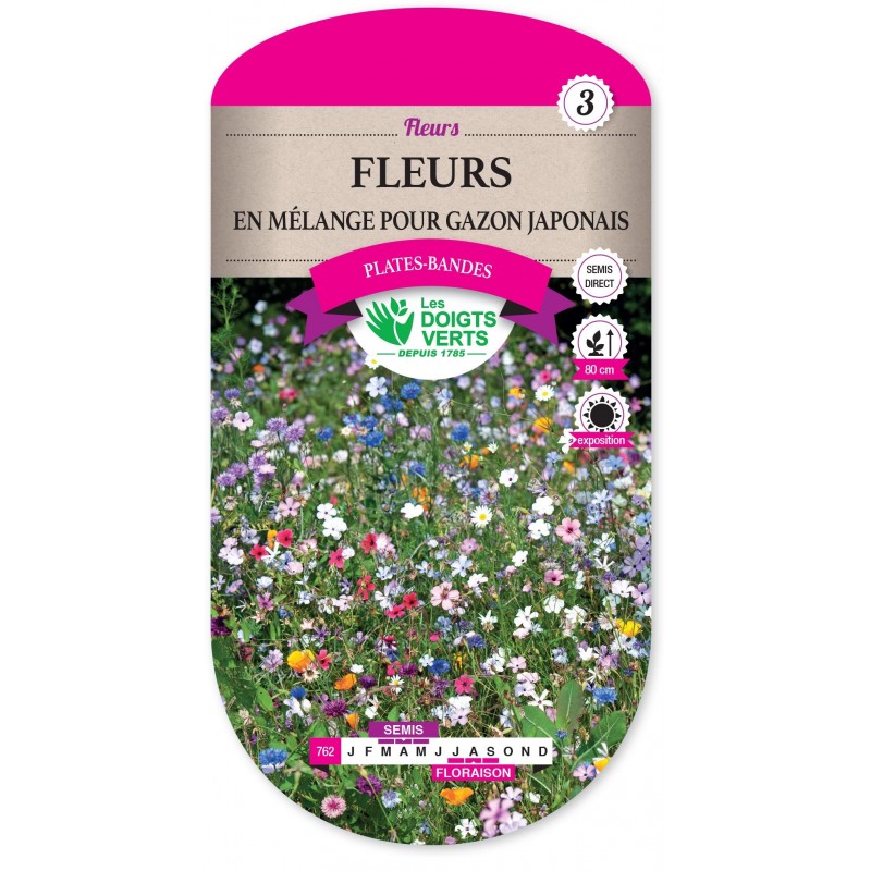 FLEURS EN MELANGE POUR GAZON JAPONAIS cat3