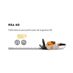 TAILLE-HAIES BATTERIE HSA...