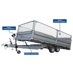 REMORQUE PLATEAU PJD400F270...