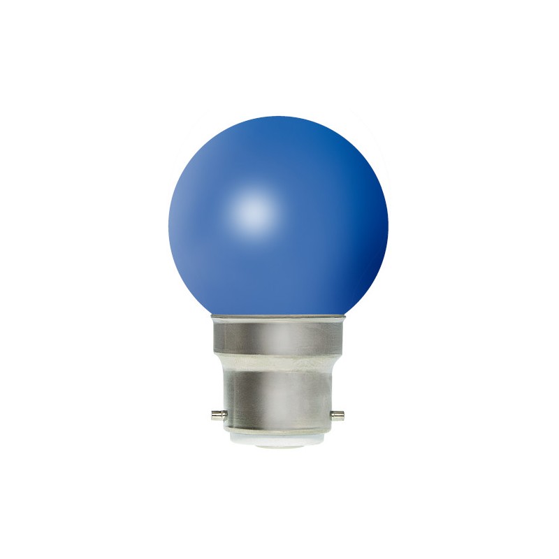 Ampoule guirlande LED SMD E27 Mini Sphérique Bleue 1 W - ELUZIA