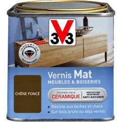 VERNIS MAT CHÊNE FONCÉ 0.5L...