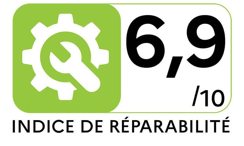 Indice de réparabilité : 6-9