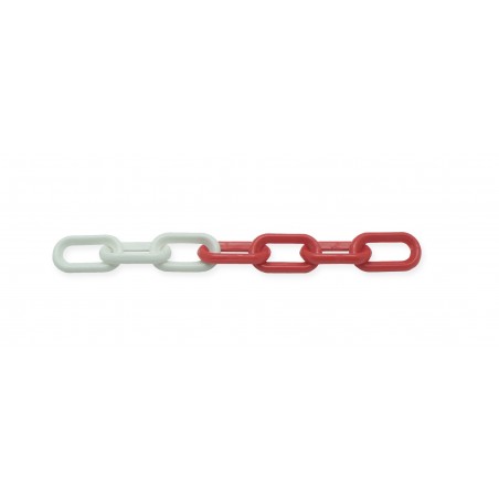 CHAINE DE SIGNALI PLAST BLANC ROUGE D8 MM LE ML