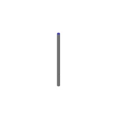 POTEAU ROND NU 2.13M Ø102MM...
