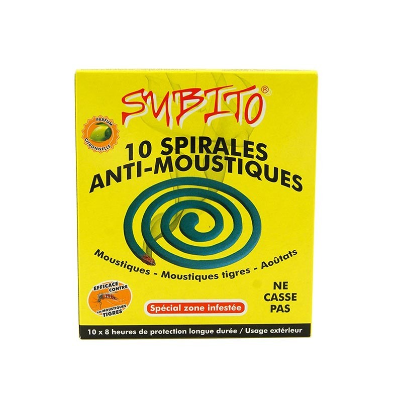 Spirales anti-moustiques, paq. 10