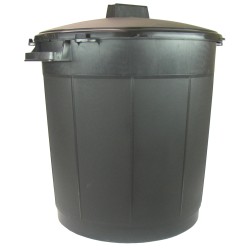 POUBELLE NOIRE 80L -...