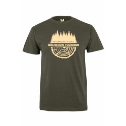 TSHIRT IMPRIMÉ BUCHERON KAKI