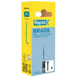 Pointes n°8/30mm de Rapid,...