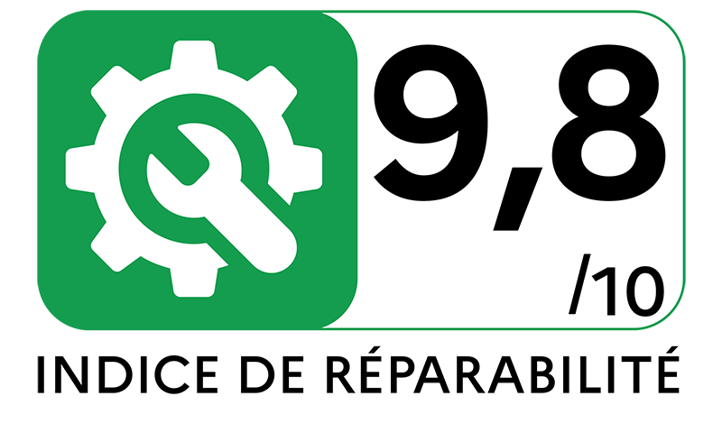 Indice de réparabilité : 9-8