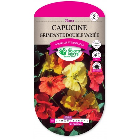 CAPUCINE GRIMPANTE DOUBLE VARIEE CAT2 CAPUCINE GRIMPANTE DOUBLE VARIEE CAT2