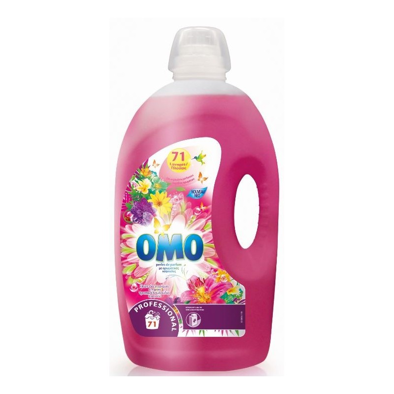 LESSIVE LIQUIDE OMO TROPICAL 71 LAVAGES - 5L LESSIVE LIQUIDE OMO TROPICAL 71 LAVAGES - 5L