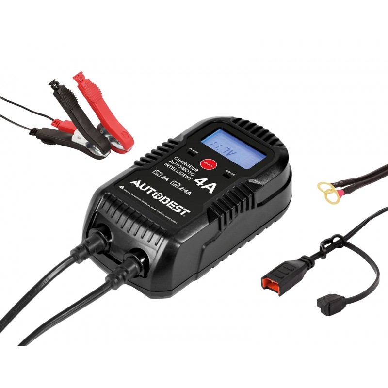 CHARGEUR AUTOMATIQUE 6/12V 4 AMPERES- AUTOBEST