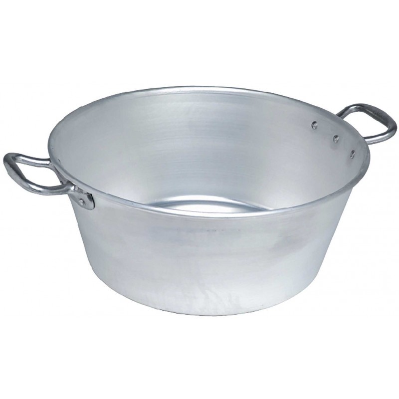 BASSINE A GRAS ALU 45 CM 21L EP.1.5MM BASSINE A GRAS ALU 45 CM 21L EP.1.5MM