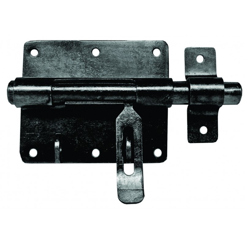 Verrou de box porte-cadenas pane plat de 140 mm - Florol