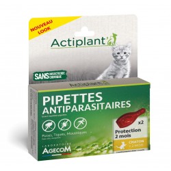 2 PIPETTES ANTIPARASITAIRES...