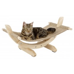 HAMAC SIESTA 2.0 MARRON CHASSIS BOIS 61X37X29CM