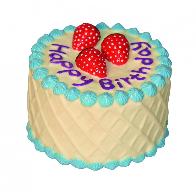 GATEAU DANNIVERSAIRE EN VINYL 10 CM