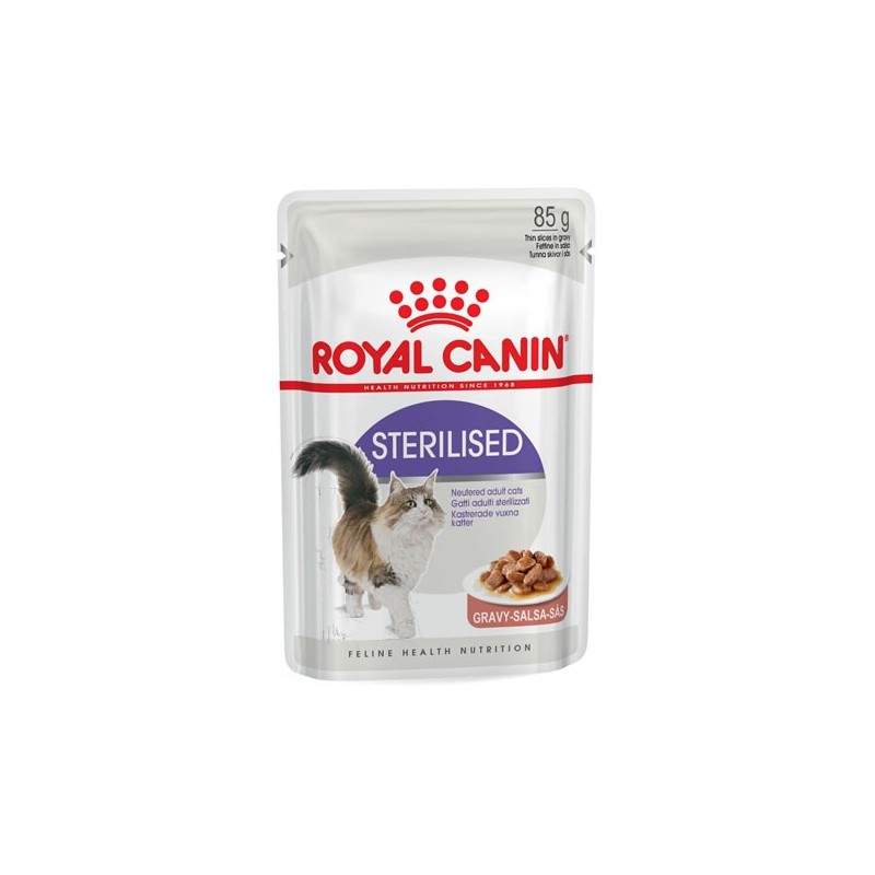 ALIMENT CHAT STERILISED BOUCHEES 85G