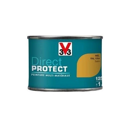 PEINTURE MULTI-MATERIAUX DIRECT PROTECT MIEL SATIN 125ML