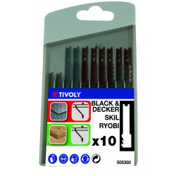 COFFRET 10 LAMES SCIES...