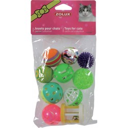 JOUET CHAT 10 MULTIFORME 4CM