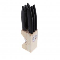 BLOC DE 6 COUTEAUX A STEAK...