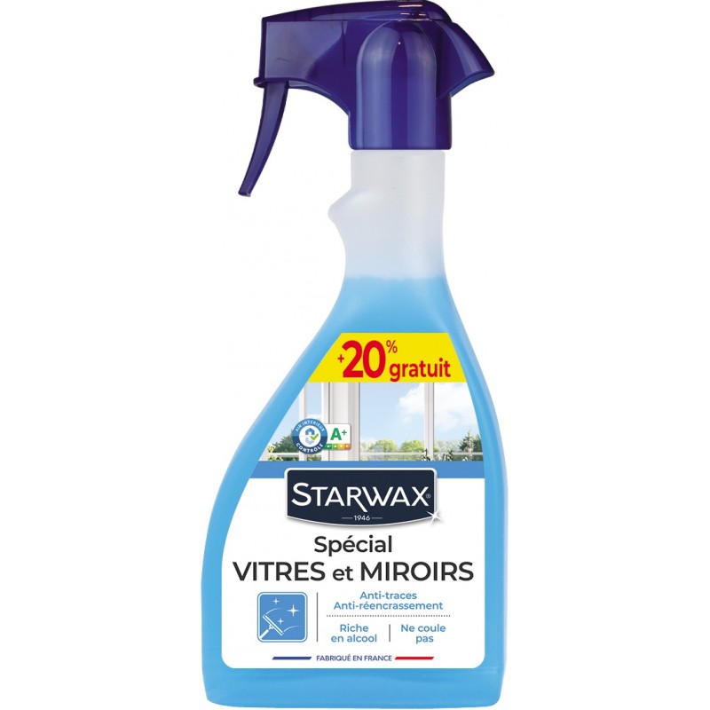 NETTOYANT VITRES 600ML (20% OFFERTS) - STARWAX